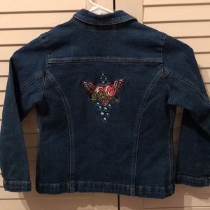 Girls Harley Davidson size 6X Jean jacket